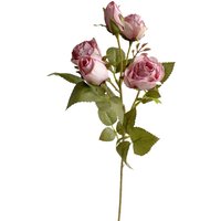 Stielblume Rose ca. 43cm, hellrosa von DEPOT