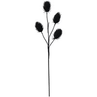Stielblume SOFT FLOWER DISTEL c, schwarz von DEPOT
