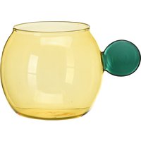 Teeglas BELLY ca. D10xH8,5cm, gelb von DEPOT