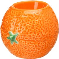 Teelichthalter ORANGE ca.10x7cm, orange von DEPOT