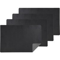 Tischset WENDE schwarz/grau ca., schwarz von DEPOT
