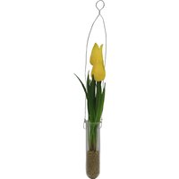 Tulpe i. Reagenzglas ca. 28cm, gelb von DEPOT