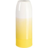 Vase BLOCKS ca.12x33cm, gelb von DEPOT
