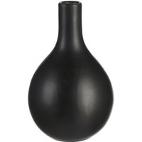Vase MATT bauchig ca.9,5x15cm, schwarz von DEPOT