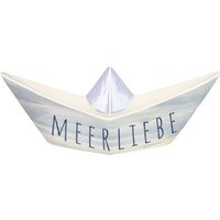 Wandschild MEERLIEBE ca.30x10cm, bunt von DEPOT