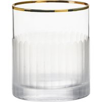 Whiskyglas FROSTED ca.350ml, weiss von DEPOT