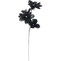 Zweig FEDERBLÜTE ca. 72cm, schwarz von DEPOT