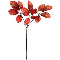 Zweig Herbstblatt Glitter ca.47cm, rot von DEPOT