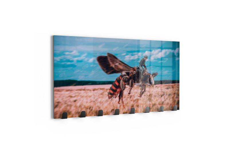 DEQOART Kleiderhaken 'Flug der Phantasie', Glas Garderobe Paneel magnetisch beschreibbar DEQOART Kleiderhaken 'Flug der Phantasie', Glas Garderobe Paneel magnetisch beschreibbar von DEQOART