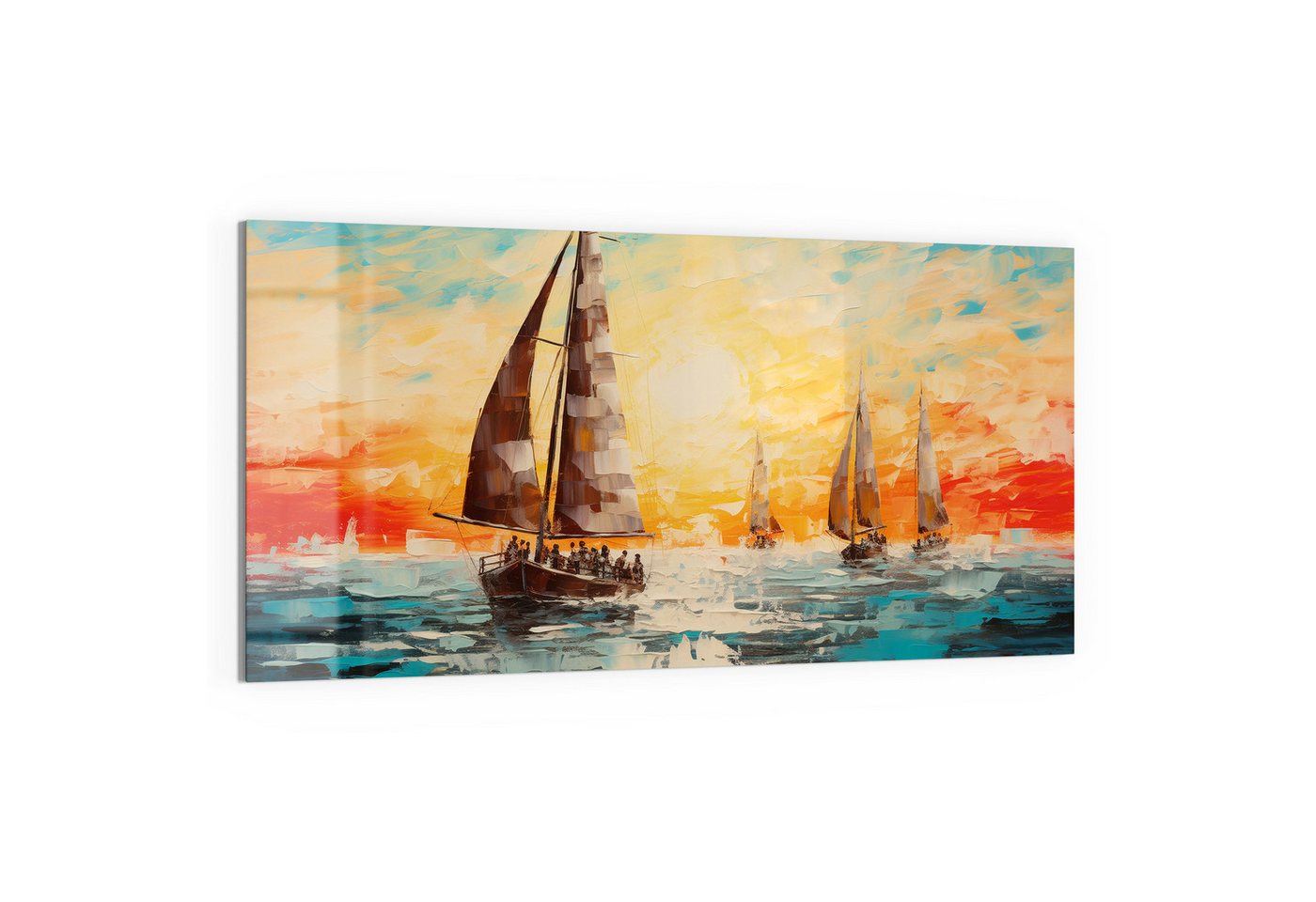 DEQOART Magnettafel 'Segelabendglühen', Whiteboard Pinnwand beschreibbar DEQOART Magnettafel 'Segelabendglühen', Whiteboard Pinnwand beschreibbar von DEQOART