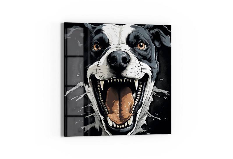 DEQOART Magnettafel 'Wildes Lächeln', Whiteboard Pinnwand beschreibbar von DEQOART