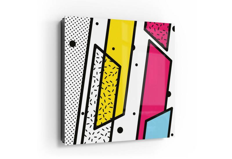 DEQOART Schlüsselkasten 'Bunte Formkunst', Glas Schlüsselbox modern magnetisch beschreibbar DEQOART Schlüsselkasten 'Bunte Formkunst', Glas Schlüsselbox modern magnetisch beschreibbar von DEQOART