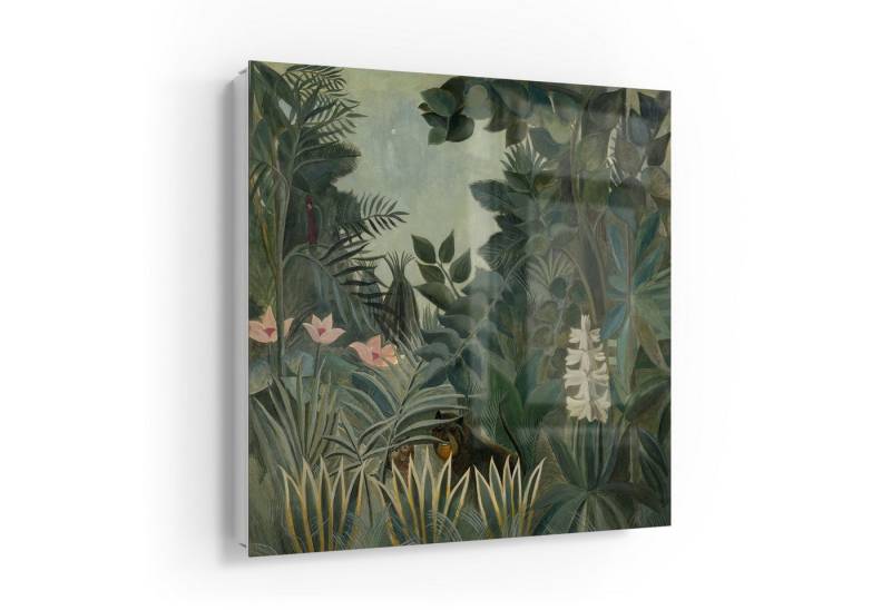 DEQOART Schlüsselkasten 'Dschungel Versteck', Glas Schlüsselbox modern magnetisch beschreibbar von DEQOART