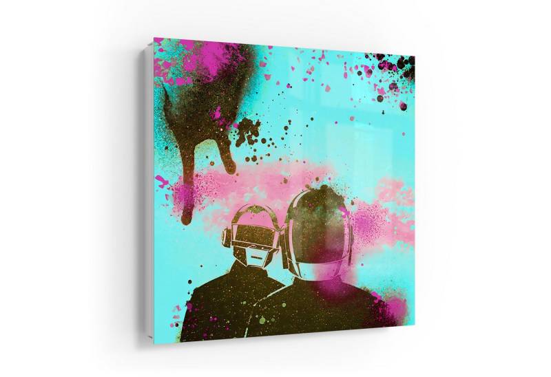 DEQOART Schlüsselkasten 'Klang der Farben', Glas Schlüsselbox modern magnetisch beschreibbar von DEQOART