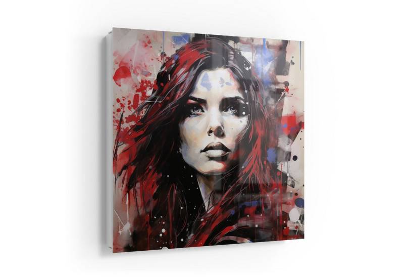 DEQOART Schlüsselkasten 'Rote Leidenschaft', Glas Schlüsselbox modern magnetisch beschreibbar von DEQOART