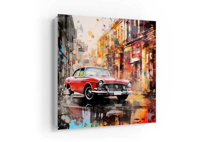 DEQOART Schlüsselkasten 'Roter Klassiker', Glas Schlüsselbox modern magnetisch beschreibbar von DEQOART