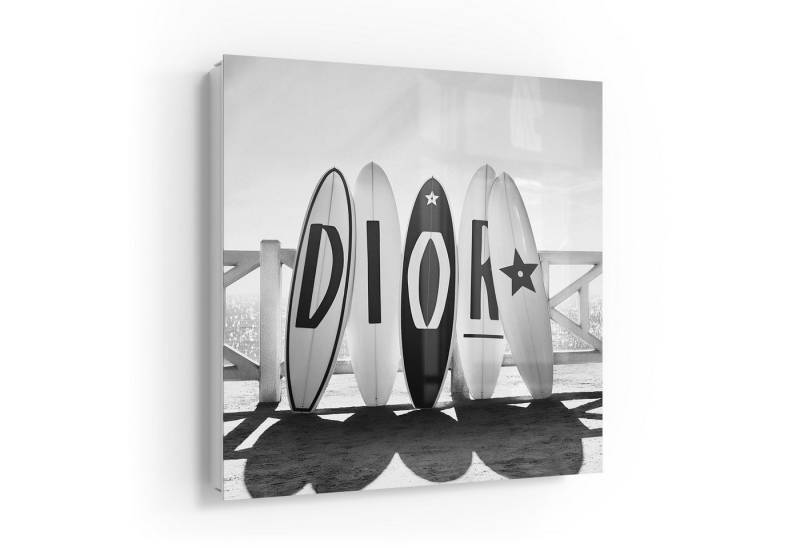 DEQOART Schlüsselkasten 'Surfen mit Stil', Glas Schlüsselbox modern magnetisch beschreibbar von DEQOART