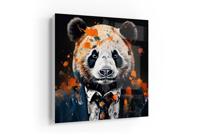 DEQOART Schlüsselkasten 'Urbaner Panda-Stil', Glas Schlüsselbox modern magnetisch beschreibbar DEQOART Schlüsselkasten 'Urbaner Panda-Stil', Glas Schlüsselbox modern magnetisch beschreibbar von DEQOART