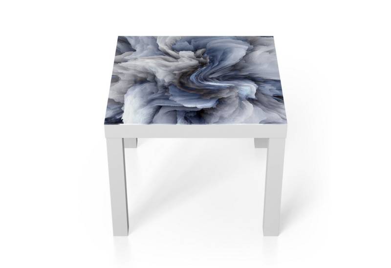 DEQORI Couchtisch 'Abstrakte Tiefen', Glas Beistelltisch Glastisch modern von DEQORI