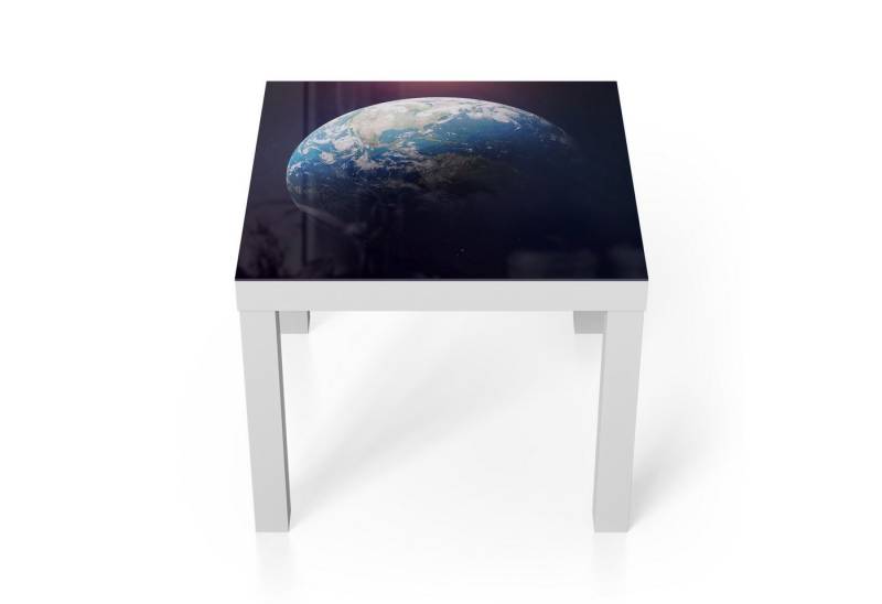 DEQORI Couchtisch 'Blick ins All', Glas Beistelltisch Glastisch modern von DEQORI