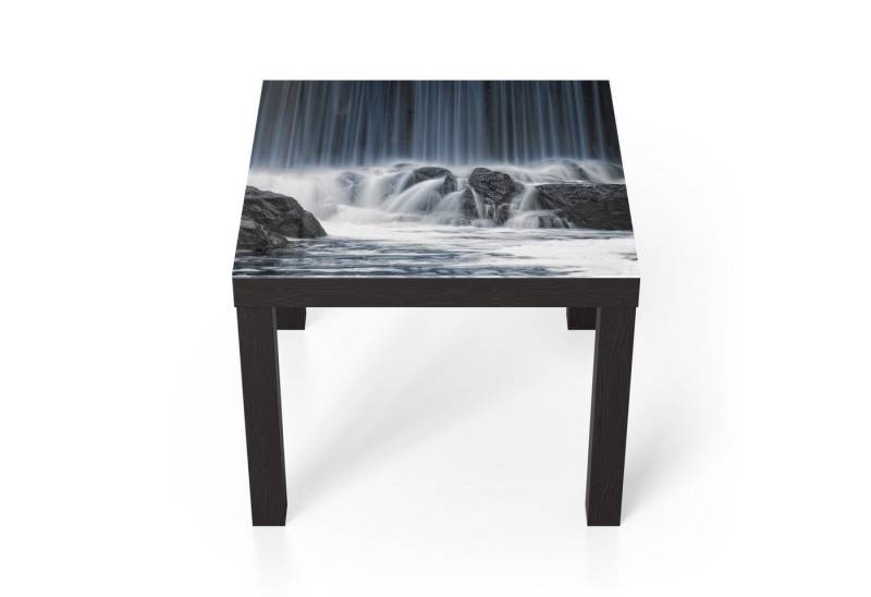 DEQORI Couchtisch 'Fließende Stille', Glas Beistelltisch Glastisch modern von DEQORI