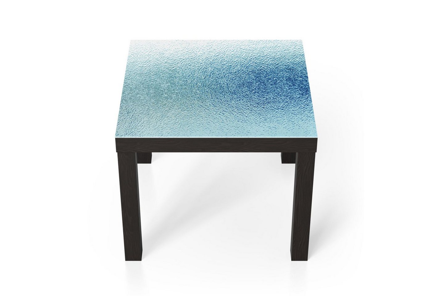 DEQORI Couchtisch 'Milchglas mit Blaustich', Glas Beistelltisch Glastisch modern von DEQORI