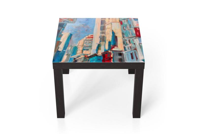 DEQORI Couchtisch 'Städtische Impulse', Glas Beistelltisch Glastisch modern von DEQORI