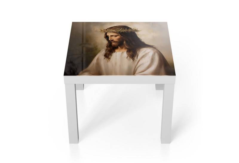 DEQORI Couchtisch 'Stille Kontemplation', Glas Beistelltisch Glastisch modern von DEQORI