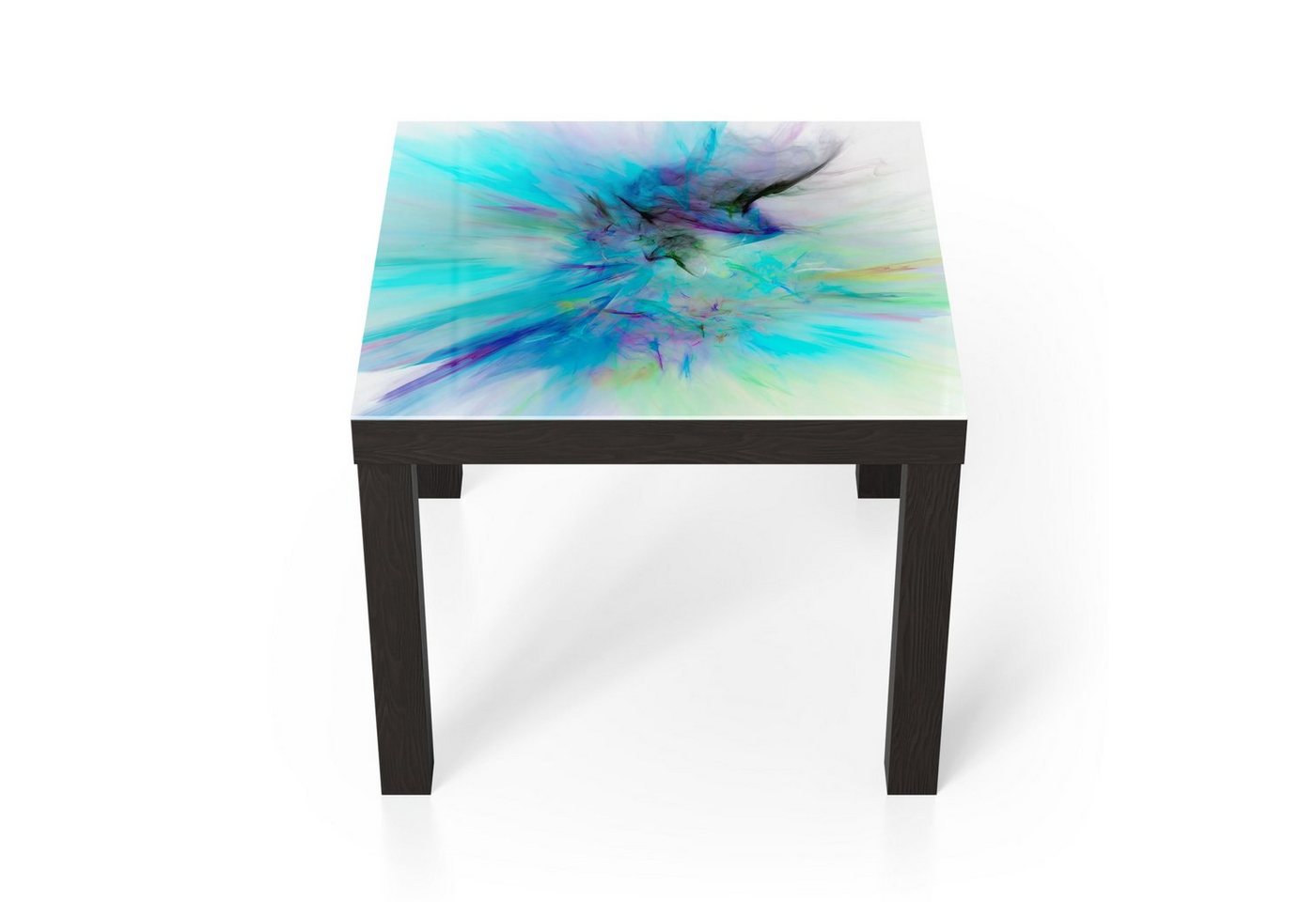 DEQORI Couchtisch 'Supernova der Farben', Glas Beistelltisch Glastisch modern von DEQORI