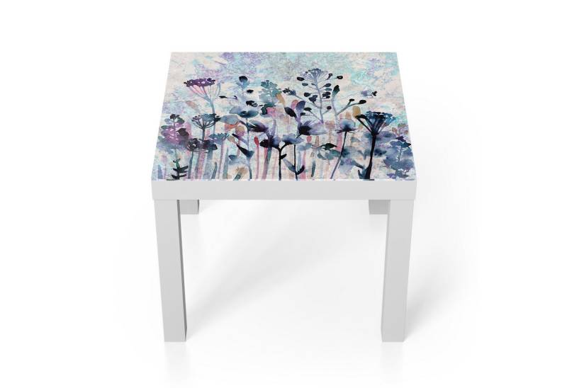 DEQORI Couchtisch 'Träumende Blüten', Glas Beistelltisch Glastisch modern von DEQORI