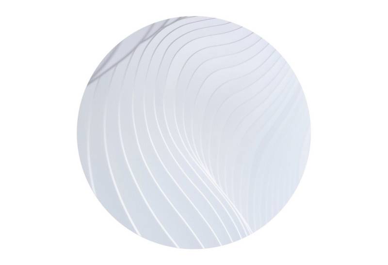 DEQORI Fototapete 'Abstrakte Wellenstruktur', Rund, matte Leinwandstruktur, bedruckt, (1 St), selbstklebend Wandtattoo Motiv Wandtapete Wand Sticker Bild Tapete von DEQORI