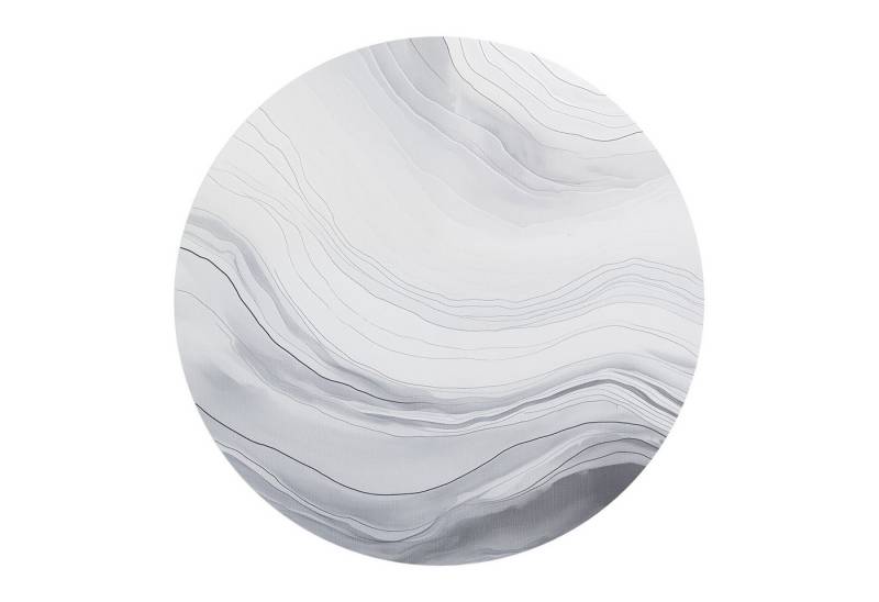 DEQORI Fototapete 'Strukturen der Ruhe', Rund, matte Leinwandstruktur, bedruckt, (1 St), selbstklebend Wandtattoo Motiv Wandtapete Wand Sticker Bild Tapete von DEQORI