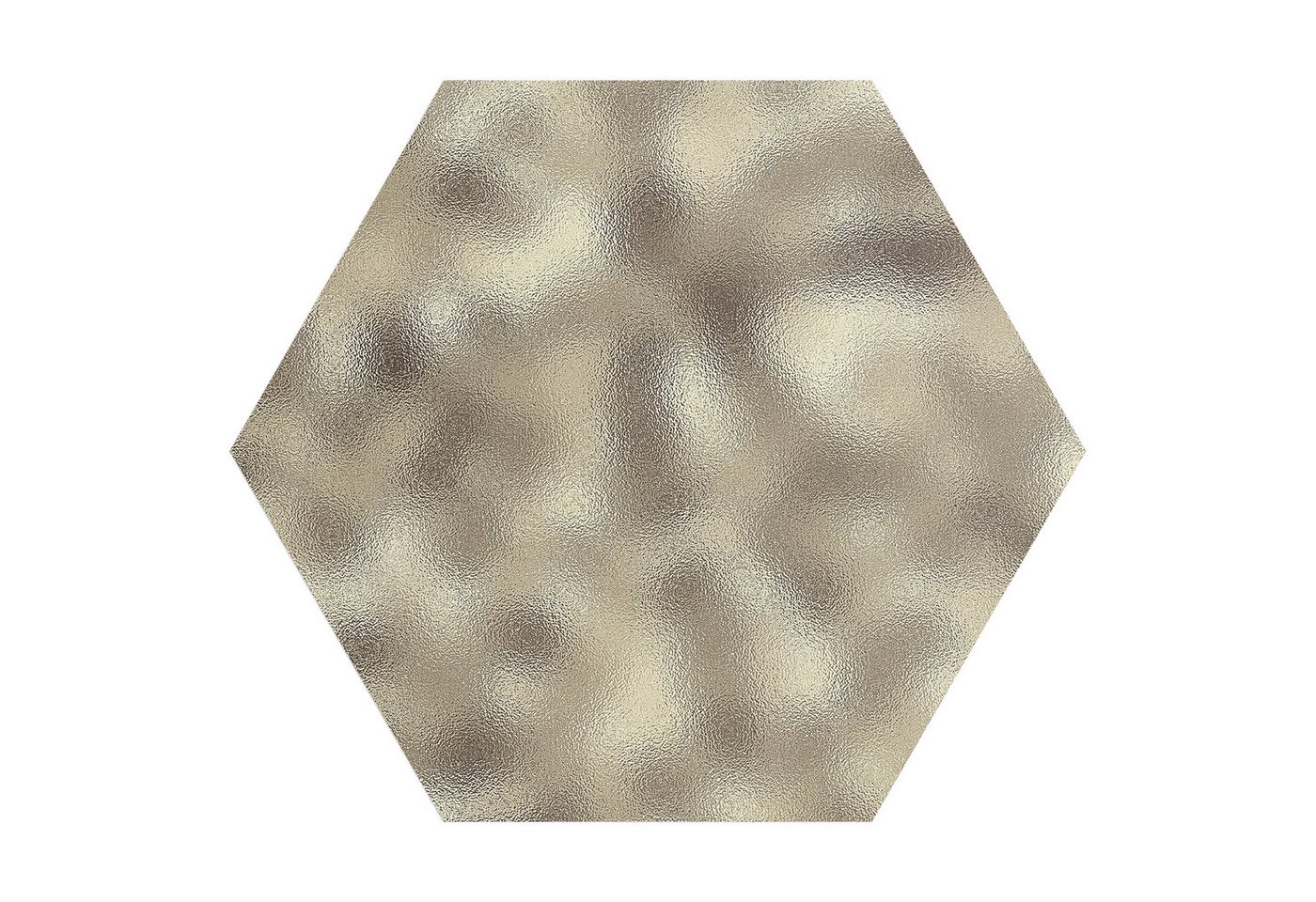 DEQORI Fototapete 'Wolkige Satinstruktur', Sechseckig, matte Leinwandstruktur, bedruckt, (1 St), selbstklebend Wandtattoo Motiv Wandtapete Wand Sticker Bild Tapete von DEQORI