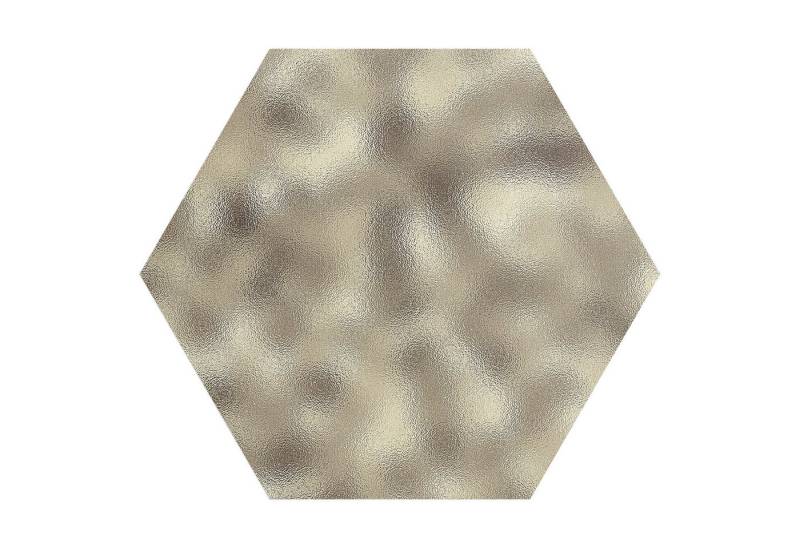 DEQORI Fototapete 'Wolkige Satinstruktur', Sechseckig, matte Leinwandstruktur, bedruckt, (1 St), selbstklebend Wandtattoo Motiv Wandtapete Wand Sticker Bild Tapete von DEQORI