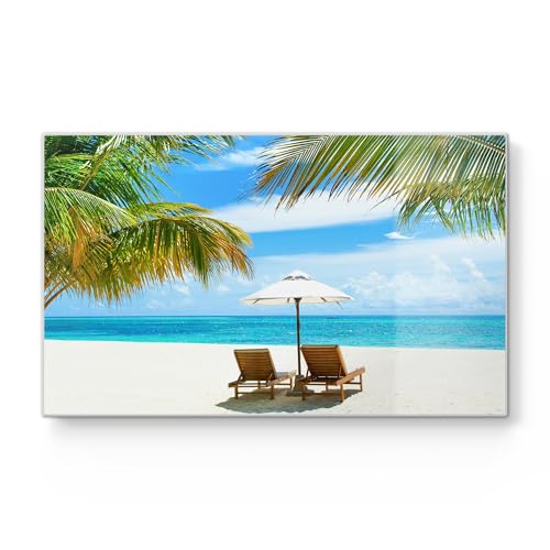 DEQORI Frühstücksbrett Glas | klein 23x14 cm | Motiv "Tropisches Paradies" | Design Schneidebrett für Küche | Frühstücksbrettchen antibakteriell & rutschfest | Glasplatte & Servierplatte DEQORI Frühstücksbrett Glas | klein 23x14 cm | Motiv "Tropisches Paradies" | Design Schneidebrett für Küche | Frühstücksbrettchen antibakteriell & rutschfest | Glasplatte & Servierplatte von DEQORI