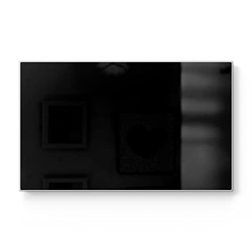 DEQORI Frühstücksbrett Glas | klein 23x14 cm | Unifarben - Schwarz | Design Schneidebrett für Küche | Frühstücksbrettchen antibakteriell & rutschfest | Glasplatte & Servierplatte DEQORI Frühstücksbrett Glas | klein 23x14 cm | Unifarben - Schwarz | Design Schneidebrett für Küche | Frühstücksbrettchen antibakteriell & rutschfest | Glasplatte & Servierplatte von DEQORI