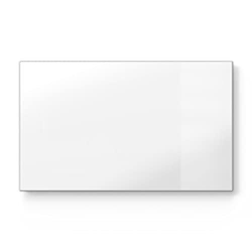 DEQORI Frühstücksbrett Glas | klein 23x14 cm | Unifarben - Weiß | Design Schneidebrett für Küche | Frühstücksbrettchen antibakteriell & rutschfest | Glasplatte & Servierplatte DEQORI Frühstücksbrett Glas | klein 23x14 cm | Unifarben - Weiß | Design Schneidebrett für Küche | Frühstücksbrettchen antibakteriell & rutschfest | Glasplatte & Servierplatte von DEQORI