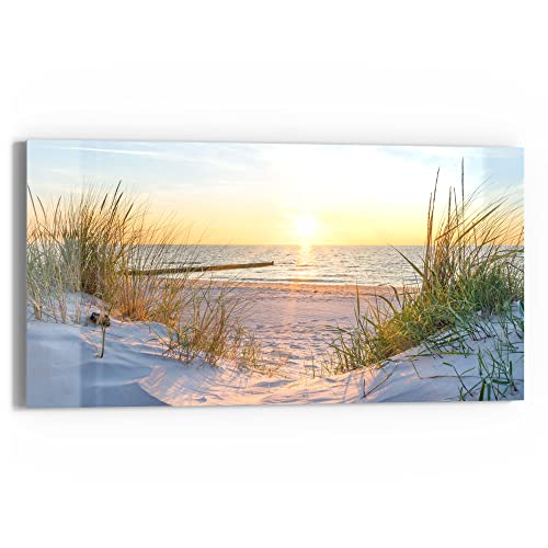 DEQORI Glasbild Echtglas | Motiv "Abendsonne an der Ostsee" | horizontal einteilig 60x30 cm | schöne Dekoration | Wandbild für Wohnzimmer, Schlafzimmer, Flur & Küche | moderne Wanddeko DEQORI Glasbild Echtglas | Motiv "Abendsonne an der Ostsee" | horizontal einteilig 60x30 cm | schöne Dekoration | Wandbild für Wohnzimmer, Schlafzimmer, Flur & Küche | moderne Wanddeko von DEQORI