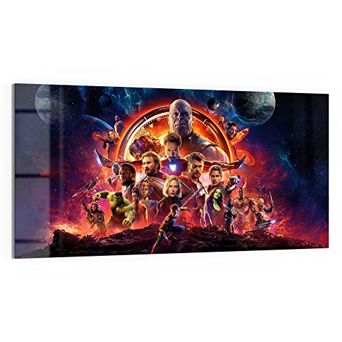 DEQORI Glasbild Echtglas | Motiv Avengers Infinity War | horizontal einteilig 100x50 cm | schöne Dekoration | Wandbild für Wohnzimmer, Schlafzimmer, Flur & Küche | moderne Wanddeko DEQORI Glasbild Echtglas | Motiv Avengers Infinity War | horizontal einteilig 100x50 cm | schöne Dekoration | Wandbild für Wohnzimmer, Schlafzimmer, Flur & Küche | moderne Wanddeko von DEQORI
