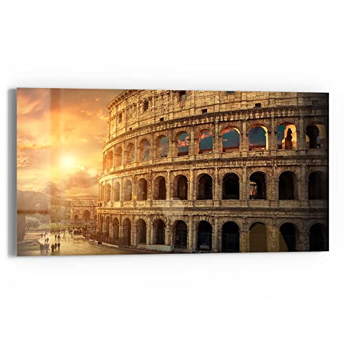 DEQORI Glasbild Echtglas | Motiv Colosseum im Abendlicht | horizontal einteilig 60x30 cm | schöne Dekoration | Wandbild für Wohnzimmer, Schlafzimmer, Flur & Küche | moderne Wanddeko DEQORI Glasbild Echtglas | Motiv Colosseum im Abendlicht | horizontal einteilig 60x30 cm | schöne Dekoration | Wandbild für Wohnzimmer, Schlafzimmer, Flur & Küche | moderne Wanddeko von DEQORI