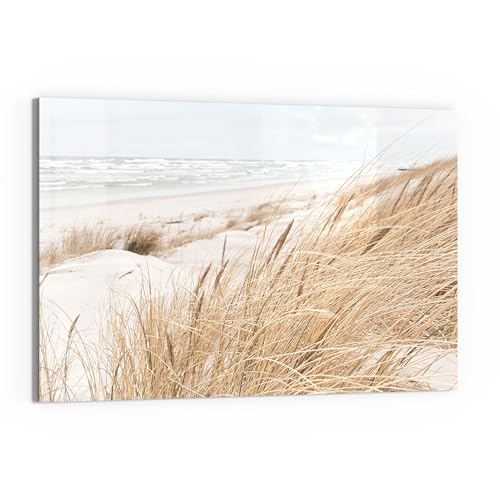 DEQORI Glasbild Echtglas | Motiv Winterstrand Stille | horizontal einteilig 90x60 cm | schöne Dekoration | Wandbild für Wohnzimmer, Schlafzimmer, Flur & Küche | moderne Wanddeko DEQORI Glasbild Echtglas | Motiv Winterstrand Stille | horizontal einteilig 90x60 cm | schöne Dekoration | Wandbild für Wohnzimmer, Schlafzimmer, Flur & Küche | moderne Wanddeko von DEQORI