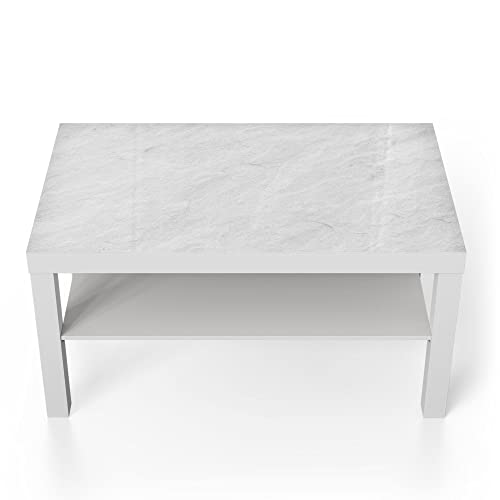 DEQORI Glastisch | weiß groß 90x50 cm | Motiv Reine Schiefersteintextur | ausgefallener Beistelltisch aus Glas | Hochglanz Couchtisch fürs Wohnzimmer | moderner Couch Tisch mit Design DEQORI Glastisch | weiß groß 90x50 cm | Motiv Reine Schiefersteintextur | ausgefallener Beistelltisch aus Glas | Hochglanz Couchtisch fürs Wohnzimmer | moderner Couch Tisch mit Design von DEQORI