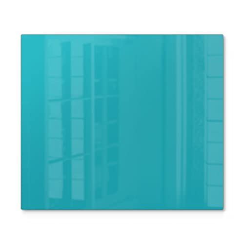 DEQORI Herdabdeckplatte Glas | einteilig 60x52 cm | Unifarben - Türkis | Ceranfeld Abdeckplatte für Küche | Herd-Abdeckung universal | Glasplatte & Schneidebrett für Kochplatten von DEQORI