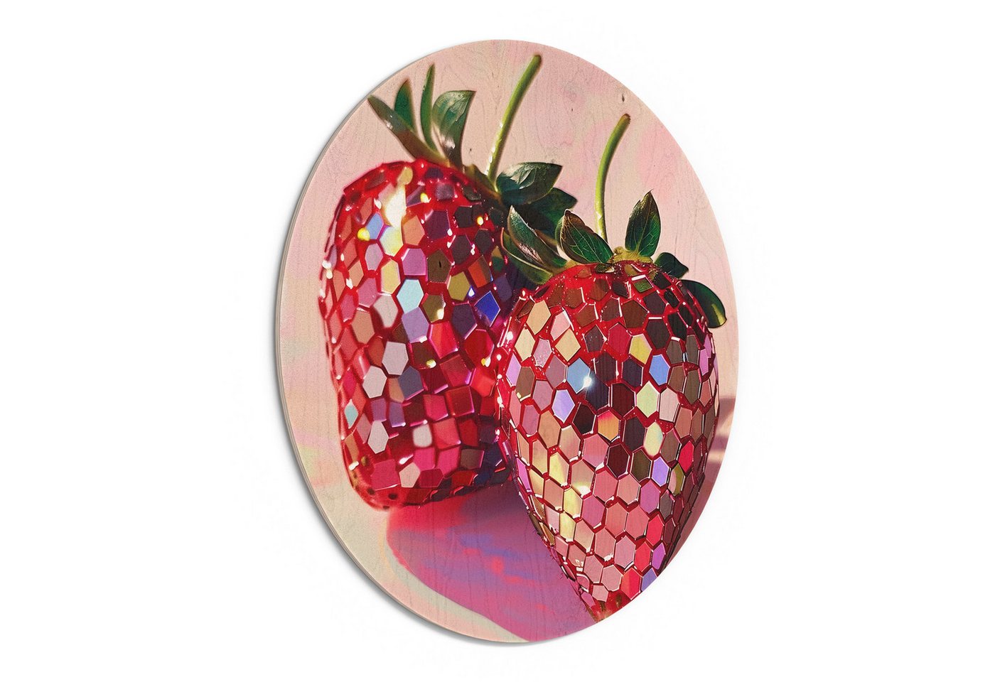 DEQORI Holzbild 'Funkelnde Ernte', Bild auf Holz natürliches Wandbild Kunstdruck modern Wohnzimmer Design DEQORI Holzbild 'Funkelnde Ernte', Bild auf Holz natürliches Wandbild Kunstdruck modern Wohnzimmer Design von DEQORI