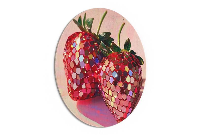 DEQORI Holzbild 'Funkelnde Ernte', Bild auf Holz natürliches Wandbild Kunstdruck modern Wohnzimmer Design DEQORI Holzbild 'Funkelnde Ernte', Bild auf Holz natürliches Wandbild Kunstdruck modern Wohnzimmer Design von DEQORI