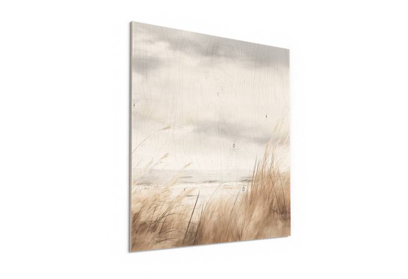 DEQORI Holzbild 'Melodie der Nordsee', Bild auf Holz natürliches Wandbild Kunstdruck modern Wohnzimmer Design DEQORI Holzbild 'Melodie der Nordsee', Bild auf Holz natürliches Wandbild Kunstdruck modern Wohnzimmer Design von DEQORI