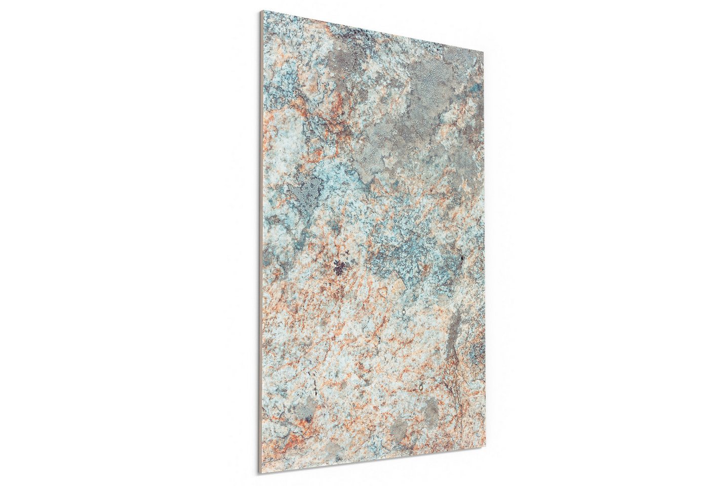 DEQORI Holzbild 'Verfärbter Stein ', Bild auf Holz natürliches Wandbild Kunstdruck modern Wohnzimmer Design DEQORI Holzbild 'Verfärbter Stein ', Bild auf Holz natürliches Wandbild Kunstdruck modern Wohnzimmer Design von DEQORI