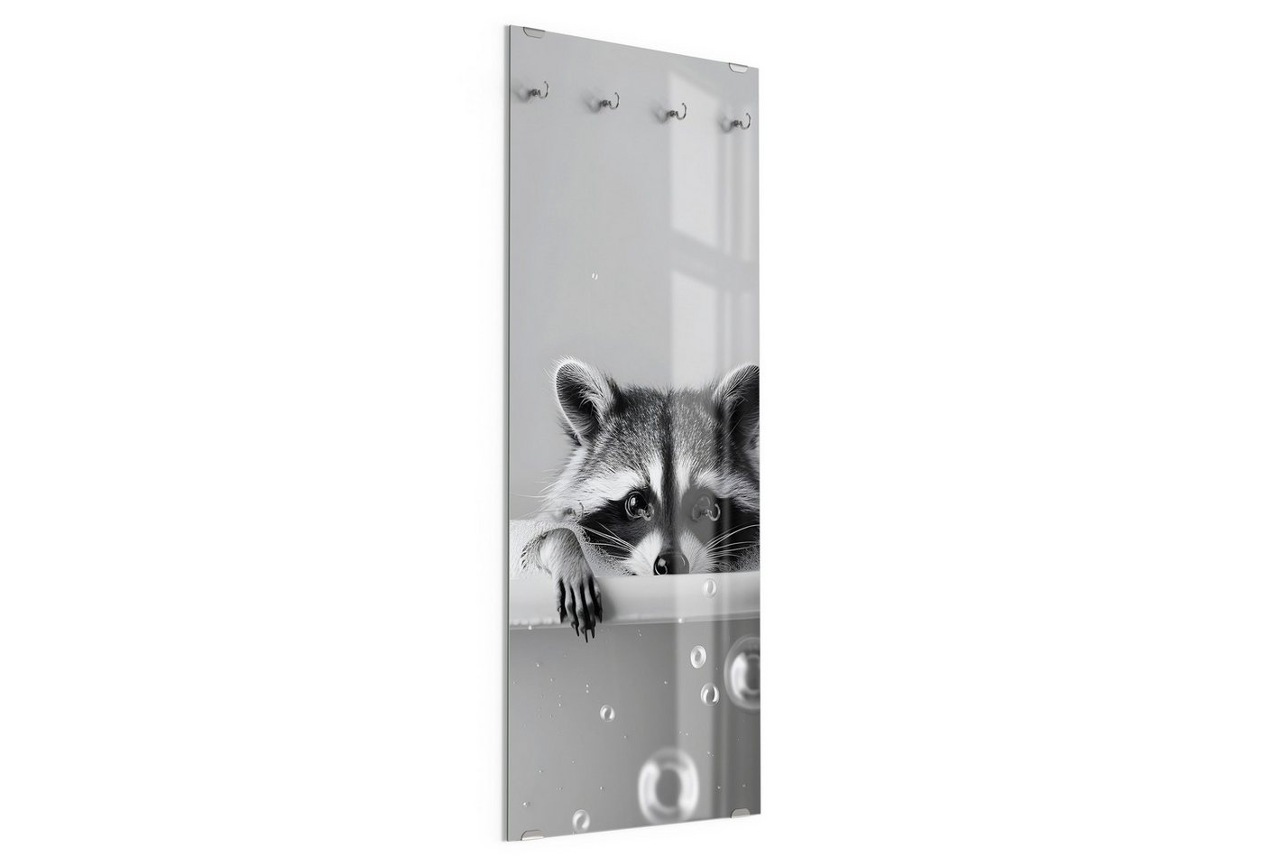 DEQORI Kleiderhaken 'Der Bademeister', Glas Garderobe hängend Flur Jackenhalter modern Wandgarderobe Haken DEQORI Kleiderhaken 'Der Bademeister', Glas Garderobe hängend Flur Jackenhalter modern Wandgarderobe Haken von DEQORI