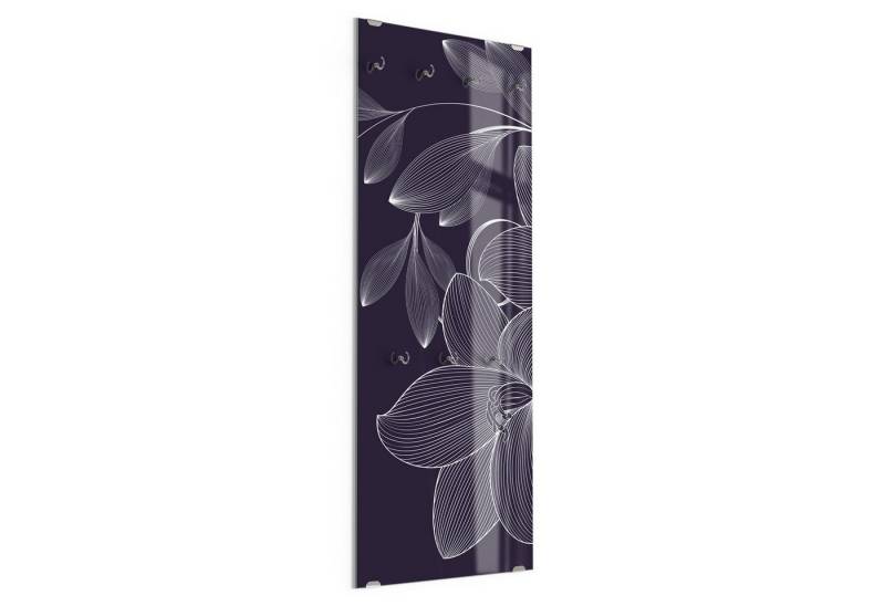 DEQORI Kleiderhaken 'Elegante Liliengrafik', Glas Garderobe hängend Flur Jackenhalter modern Wandgarderobe Haken DEQORI Kleiderhaken 'Elegante Liliengrafik', Glas Garderobe hängend Flur Jackenhalter modern Wandgarderobe Haken von DEQORI