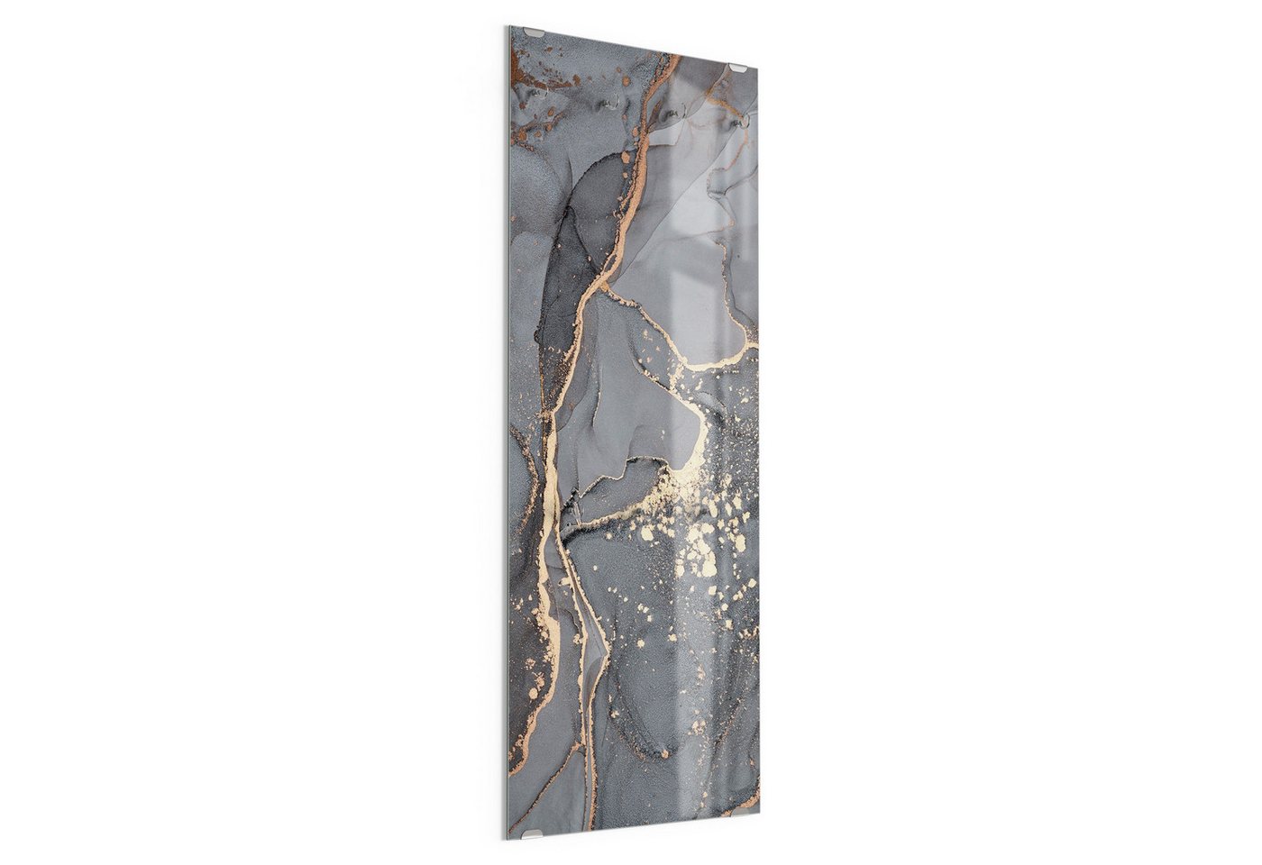 DEQORI Kleiderhaken 'Elegantes Marmormuster', Glas Garderobe hängend Flur Jackenhalter modern Wandgarderobe Haken DEQORI Kleiderhaken 'Elegantes Marmormuster', Glas Garderobe hängend Flur Jackenhalter modern Wandgarderobe Haken von DEQORI